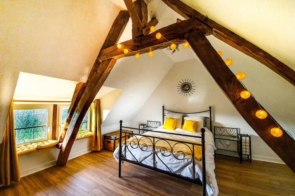 Maison Normande Au Bord De Seine, Le Verger De Pacome Anneville-Ambourville Esterno foto